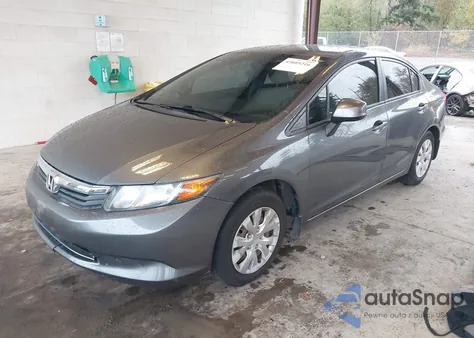 2012 Honda Civic Lx z USA, uszkodzony, nr VIN 19XFB2F53CE327863